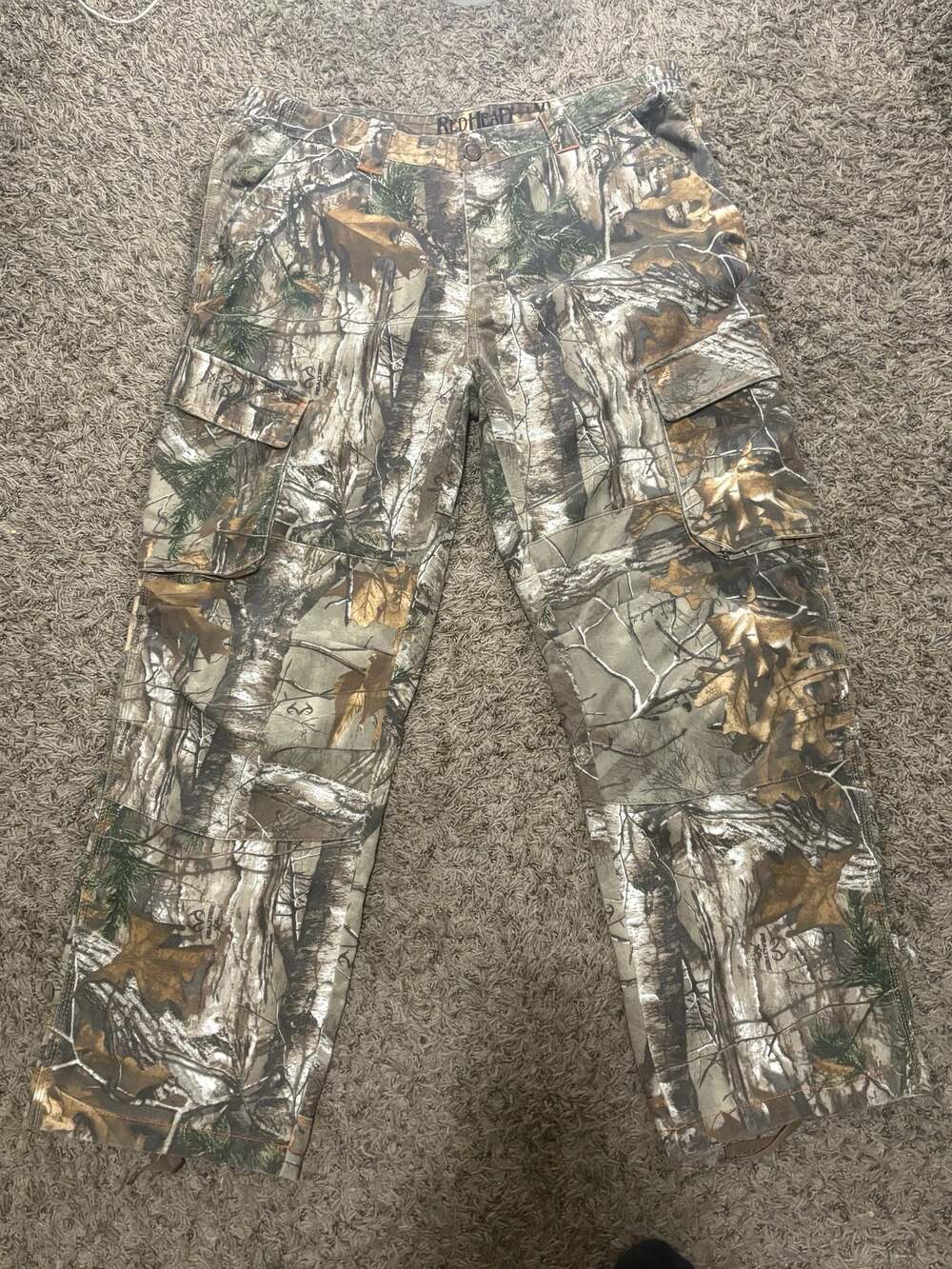 RedHead Silent-Hide Realtree Camo Cargo Pants Size XL